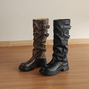 Women's Slouchy Stacked Knee - High Boots