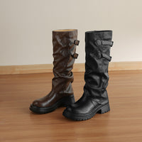Women's Slouchy Stacked Knee - High Boots