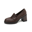 Retro Versatile Commuter Leather Shoes