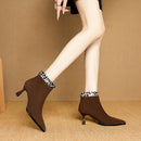 7cm Pointed - Toe Stiletto Ankle Boots