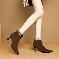 7cm Pointed - Toe Stiletto Ankle Boots