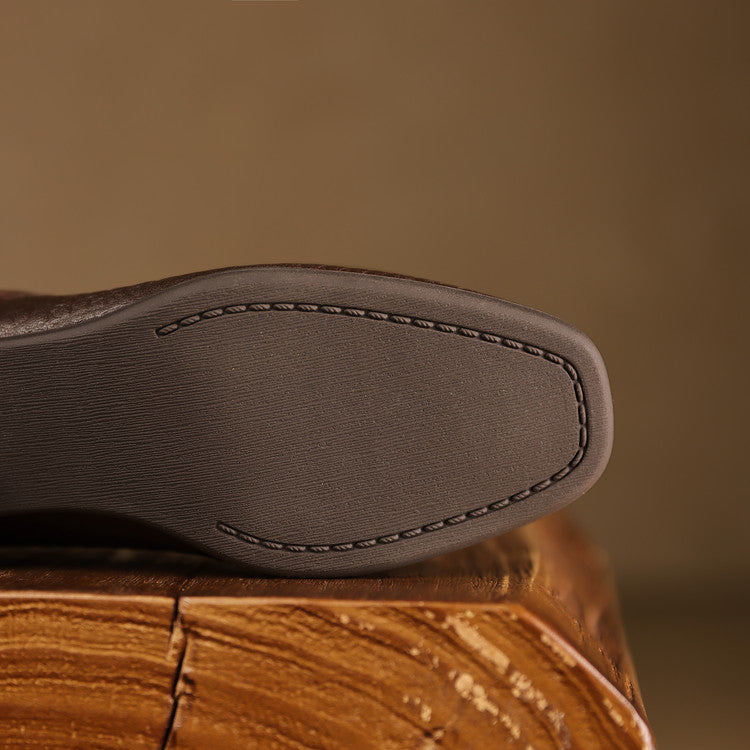 Vintage Leather Ankle Boots