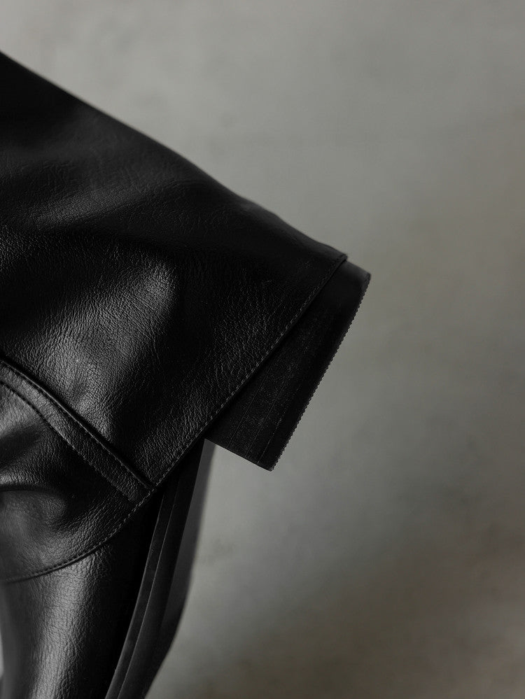 British - Style Ruched Buckle Mid - Calf Boots