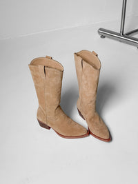 Retro Versatile Slouchy Western Cowboy Boots