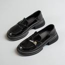 Agsdon Shiny Low-top Loafers