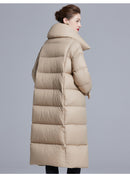 Fake Two-Piece Thickened Down Coat