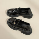 Agsdon Shiny Low-top Loafers
