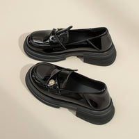 Agsdon Shiny Low-top Loafers