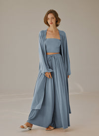 Flowy Open-Front Cardigan