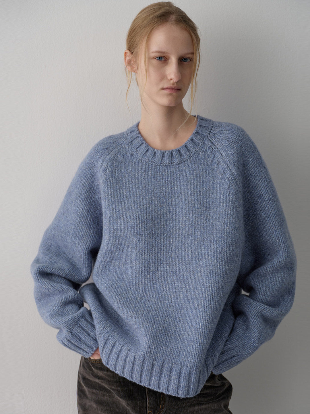 Cozy Relaxed-Fit Wool Blend Sweater