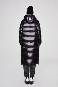 Medium-length Shiny Puffer Coat