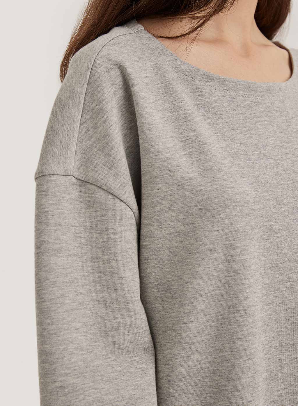 Long-sleeve Straight Dress