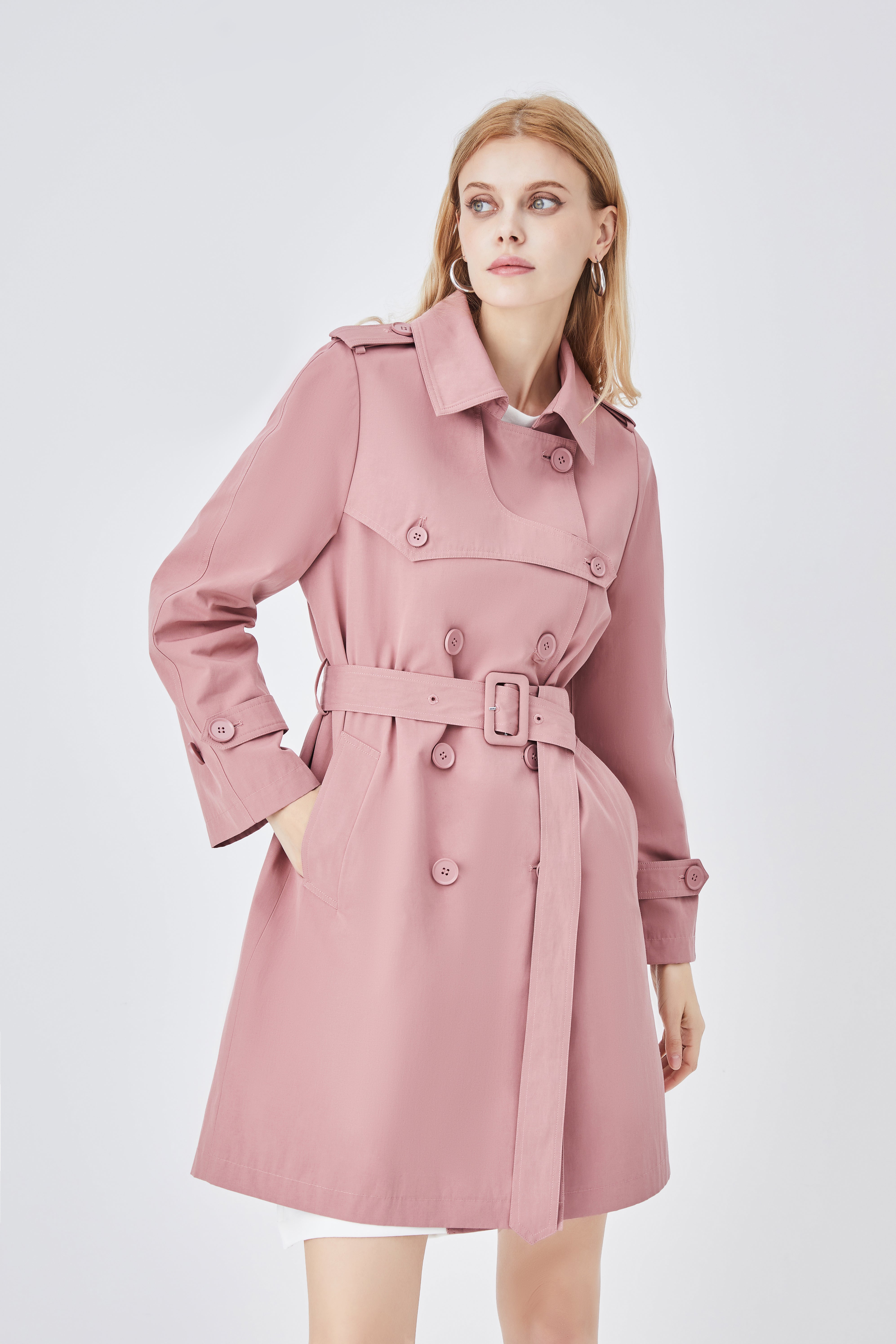 Mid-length Elegant Commuter Coat