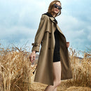 Medium-length Draped Coat