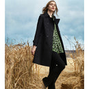 British Style Waisted Knee-length Coat