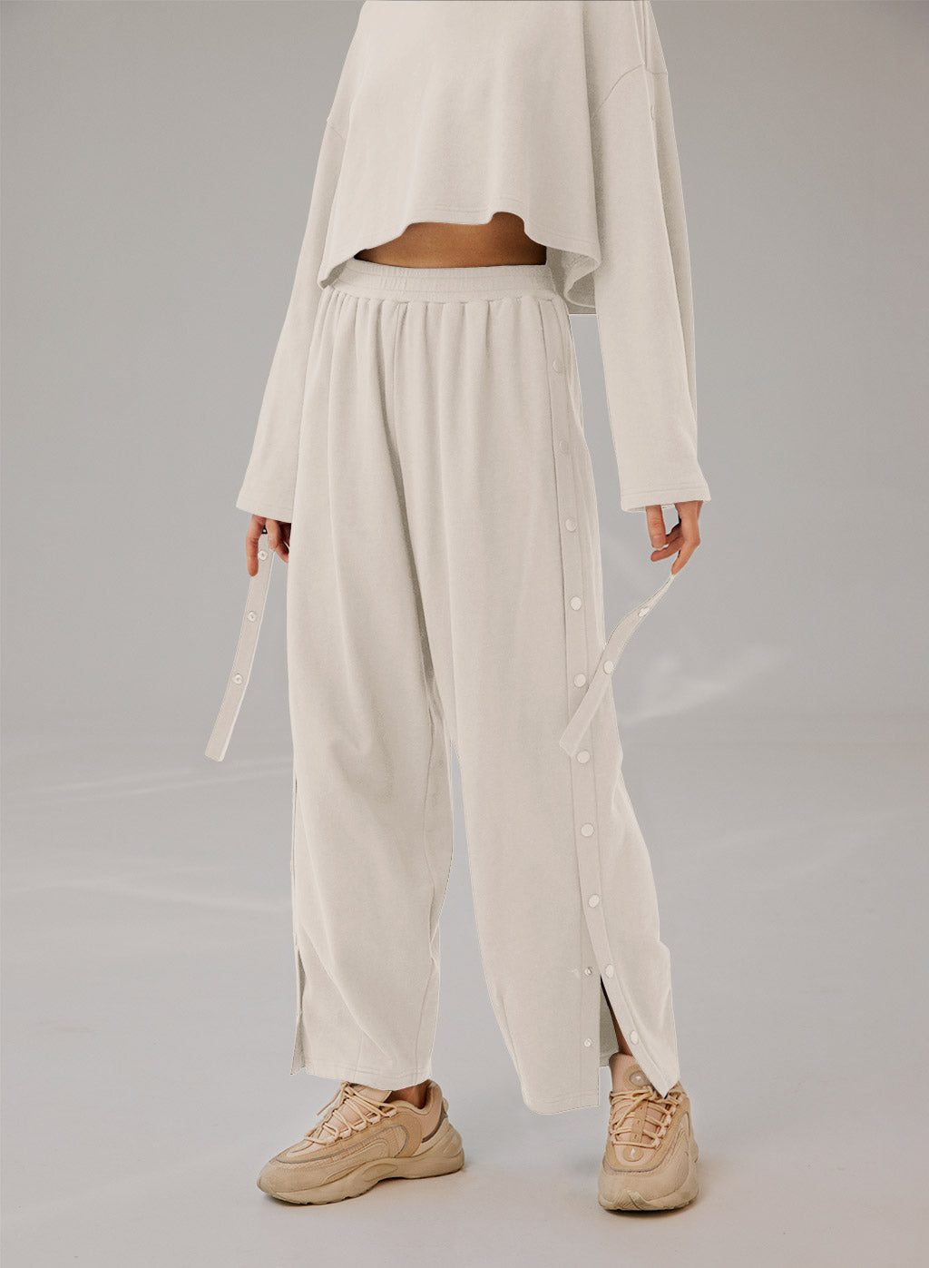 Relaxed Buttoned Pants