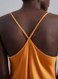 Cowl-Neck Silk Camisole