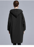 Dark Style Hooded Windbreaker Jacket