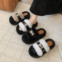 Birkenstock Furry Slippers