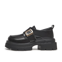 Agsdon Velcro Shiny Loafers