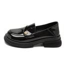 Agsdon Shiny Low-top Loafers