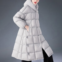 Adjustable A-Line Down Jacket