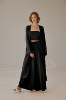 Flowy Open-Front Cardigan