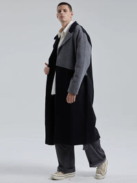 1 ×Paneled Cashmere Coat