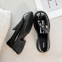 Agsdon Shiny Low-top Loafers