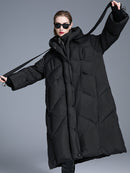 Quilt-style Thick Down Jacket