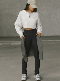 Pullover Batwing Sleeve Sweatshirt