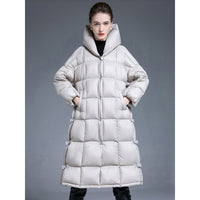 Adjustable A-Line Down Jacket