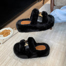 Birkenstock Furry Slippers