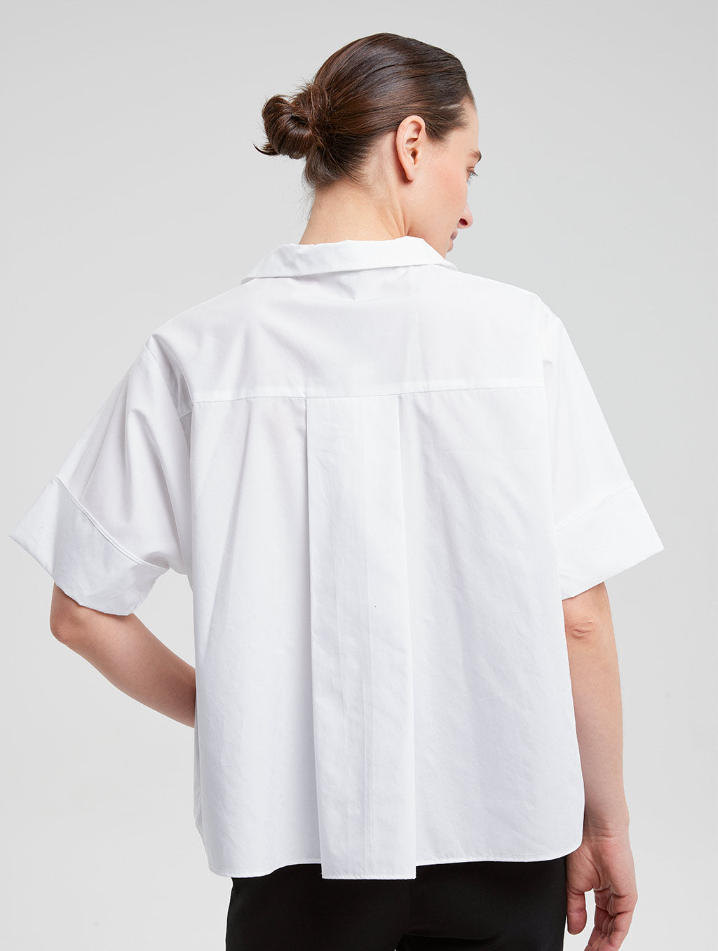 Folded Sleeve-End Shirt