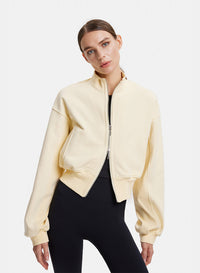 Zip Front Bomber Jacket
