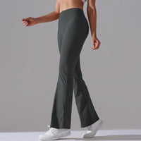 Women's High Waist Flare Leggings - Navy