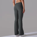 Women's High Waist Flare Leggings - Navy