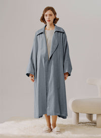 Linen Cotton Trench Coat