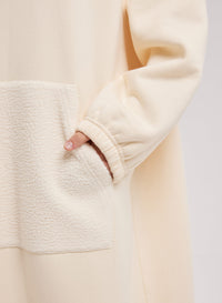 Oversized Fleece Knit Dress