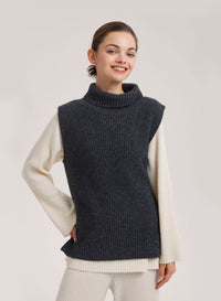 Sleeveless High Neck Top