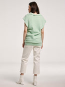 Sweater With Cap Sleeves