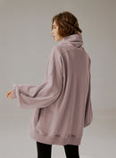 Whisper Oversized Turtleneck Sweatshirt