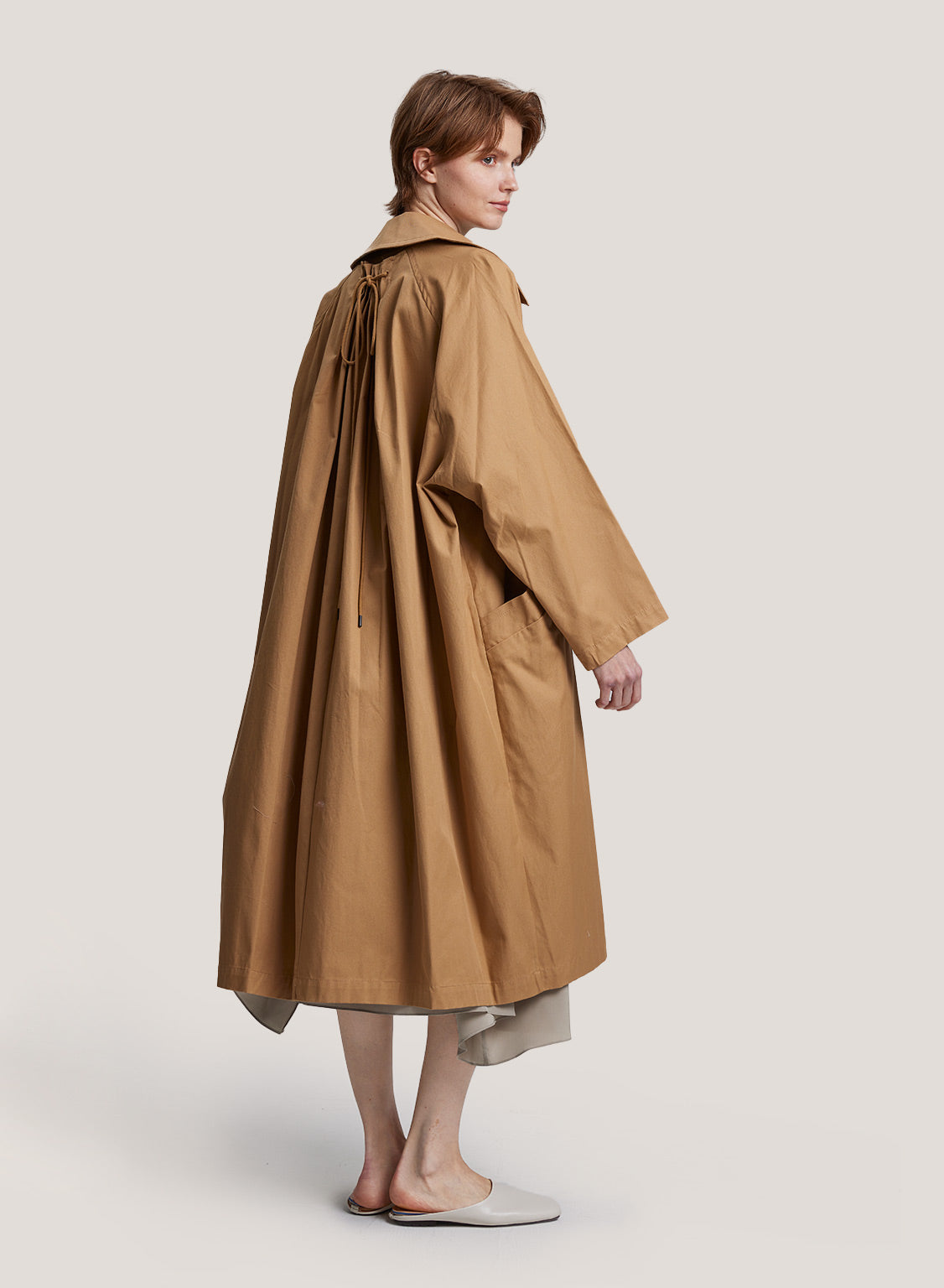 100% Cotton Oversized Trench Coat