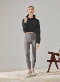 Boxy Cropped Hoodie
