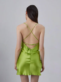 Silk Satin Slip Dress