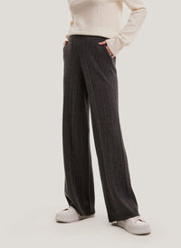 Ribbed Yak Wool Trousers