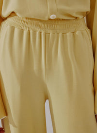 Ruffle Wide-leg Pajama Pants