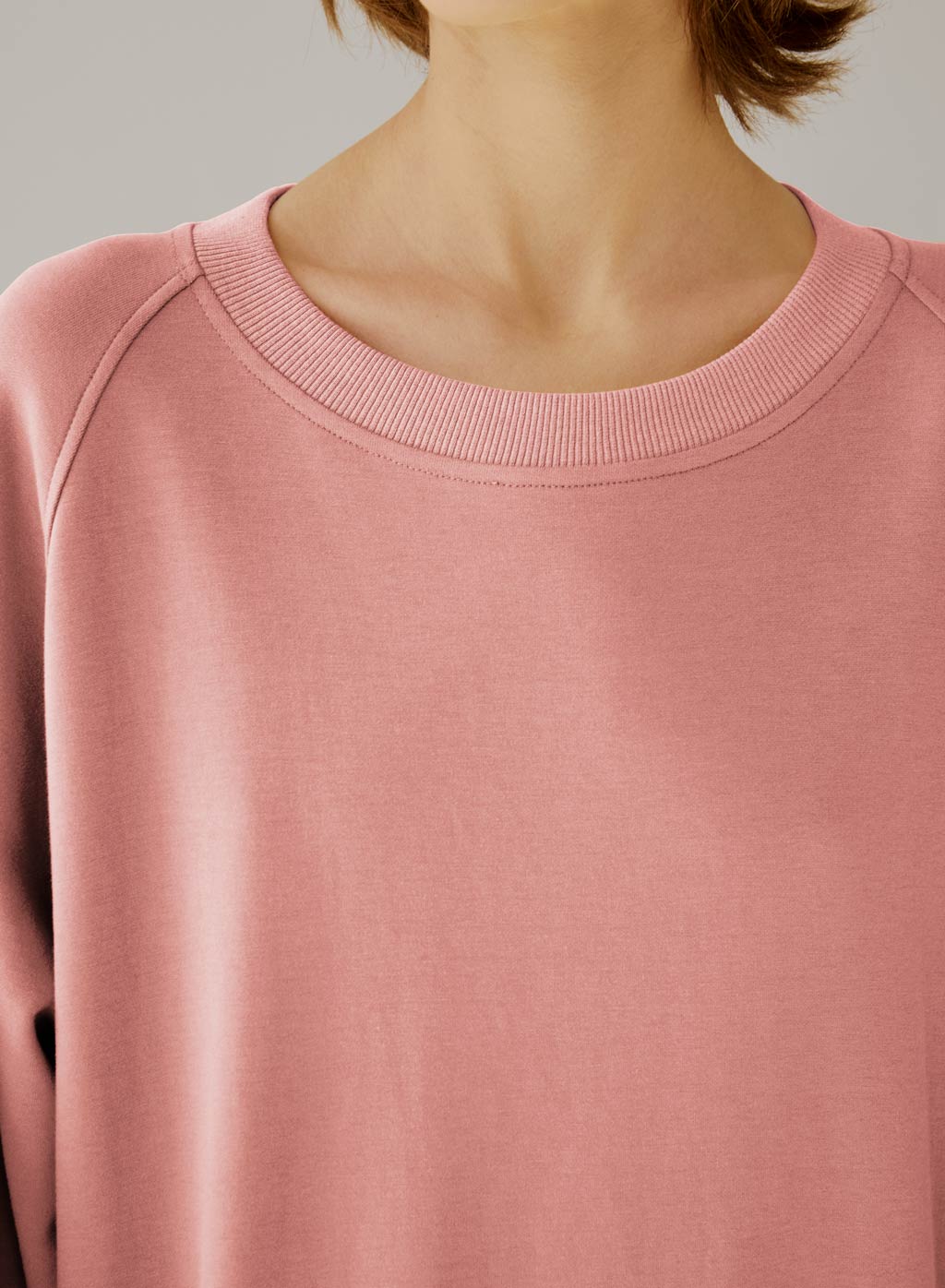 Crewneck Tiered Cotton Dress