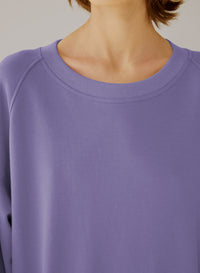 Crewneck Tiered Cotton Dress